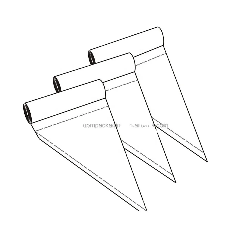 Disposable degradable food grade plastic LDPE pastry bag