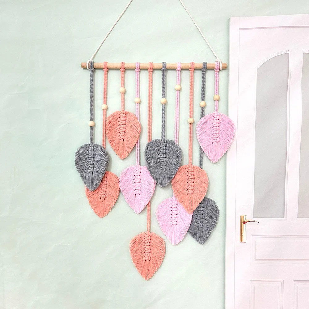 Handmade Home Decor Boho Macrame Tapestry Wall Decor for Bedroom Lving Room