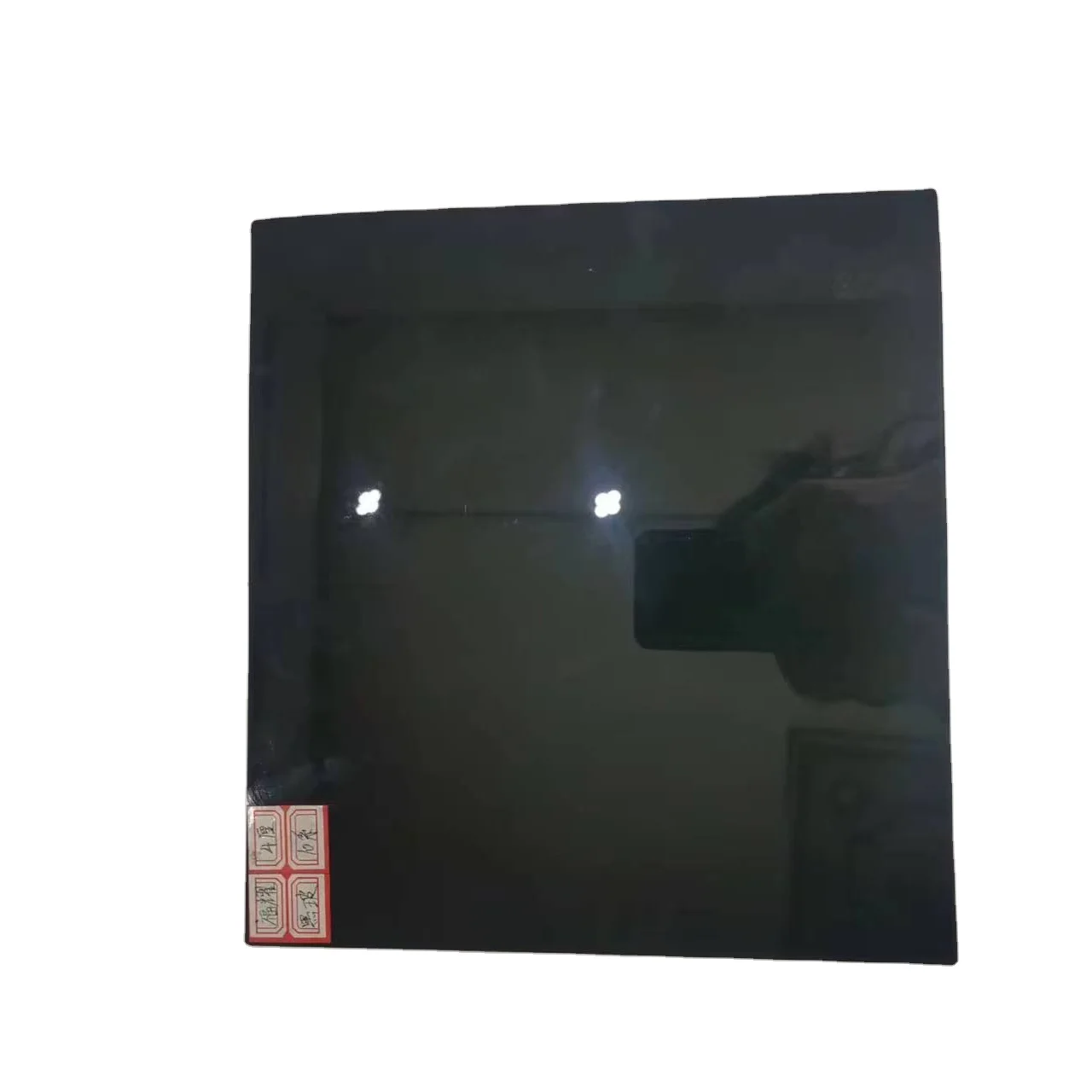 Industrial Bathroom Gym Outdoor Supermarket Curtain Wall Black Tinted Reflective 4mm 5.3mm 6mm Thickness Glass Decoration