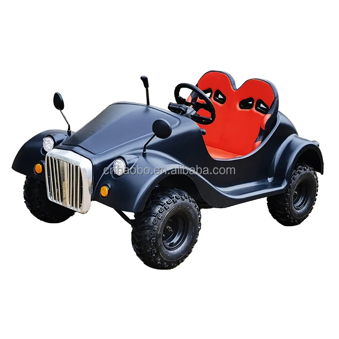 110CC 4-Stroke Gasoline Racing Kart 4-Wheel Off-Road Beach Buggy go Karts Kids Adults easy driving for fun