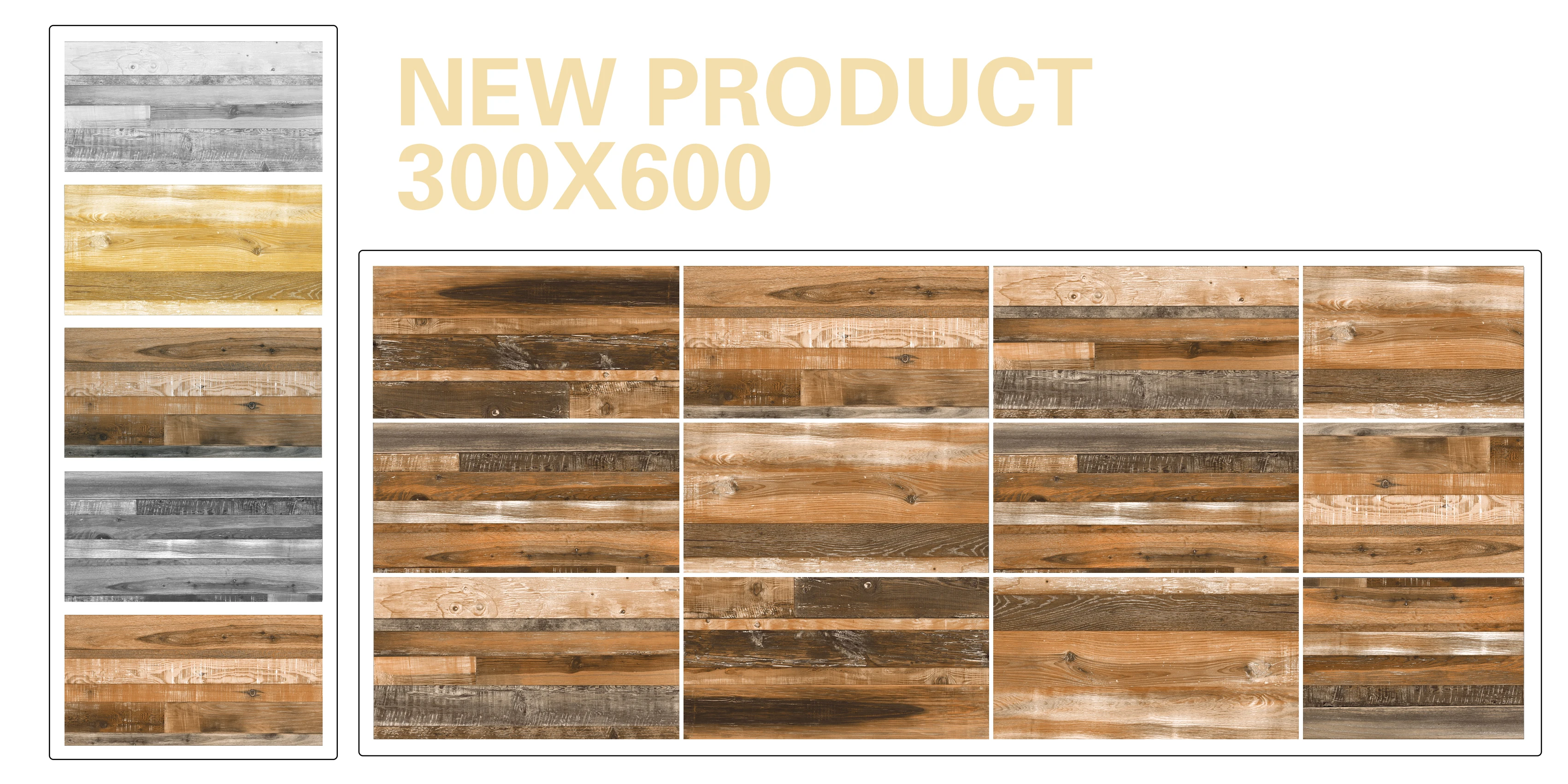 nostalgia 300* 3D Inkjet Printing Rustic Wall Tiles Decorative Tiles Exterior Outdoor facing Tile