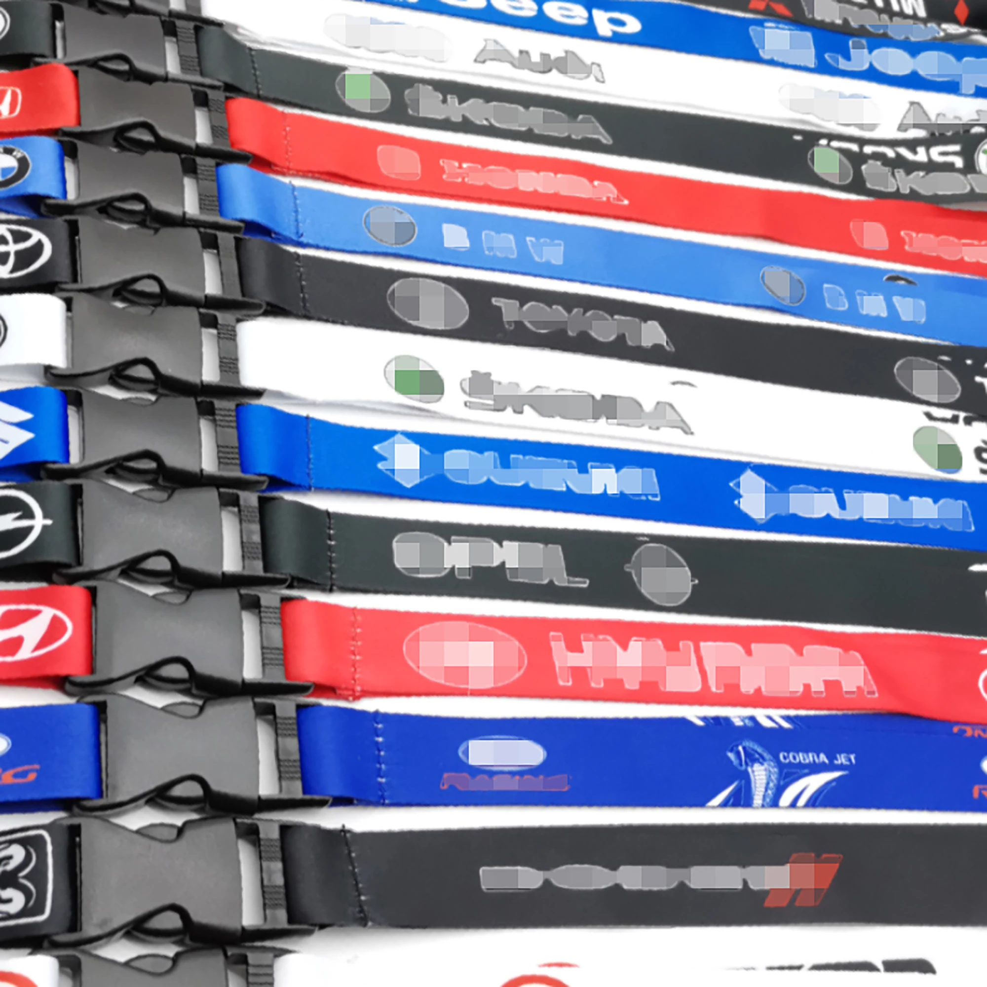 Lanyard Car culture modification logo wholesale Tag Phone Strap Charm Chain Card ID Case Keychain Auto Motorcycle accessories