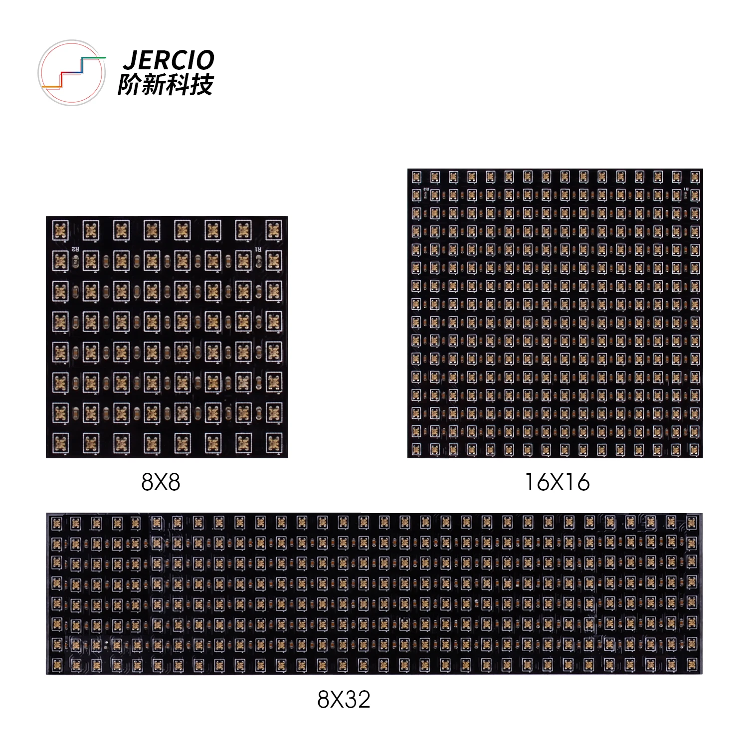 Jercio XT1511 SMD2020 RGB SK6812 WS2812b 8*32  LED pixels panels for indoor video display