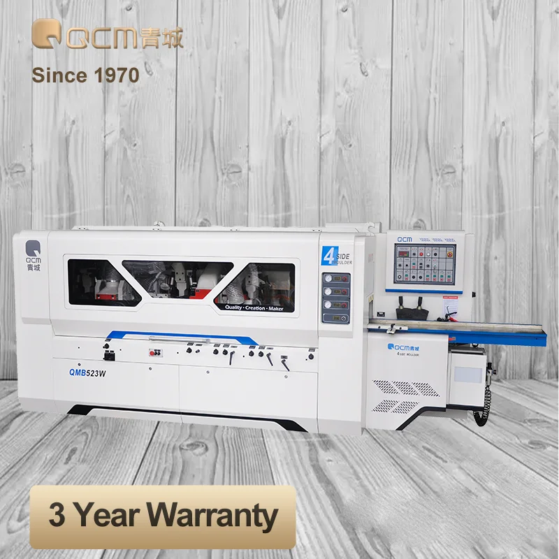 QMB QMB523W Universal Spindle Four Side Moulder 5 Spindle Woodworking Planing Machine for 230MM