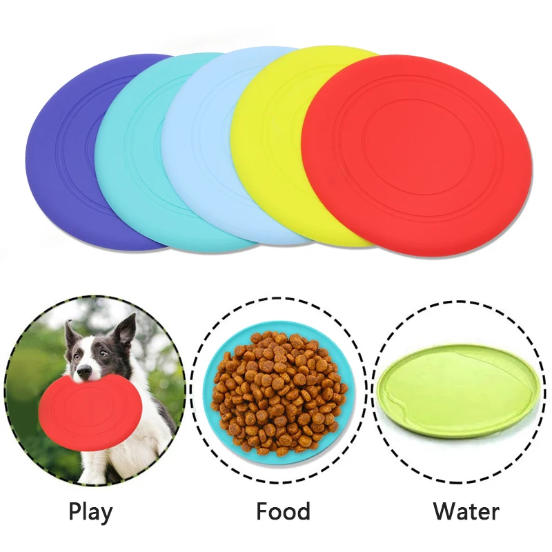 Wholesale Stock Custom Logo Printing Foldable Silicone Flying Disc Golf Disc Toy Blank 4 Size Sport Soft Fly Disc