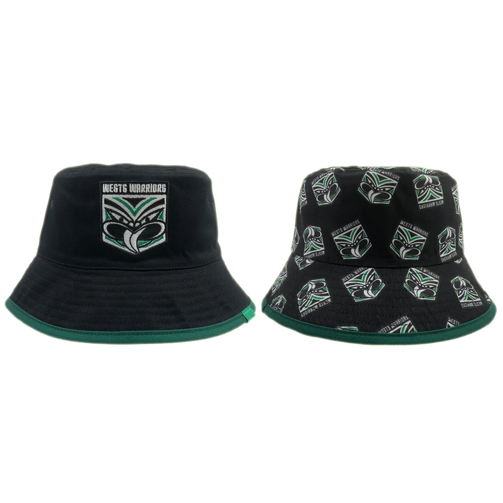 Custom logo two side embroidered fisherman cap High quality summer chapeau bob Fashion snake  printed reversible bucket hat