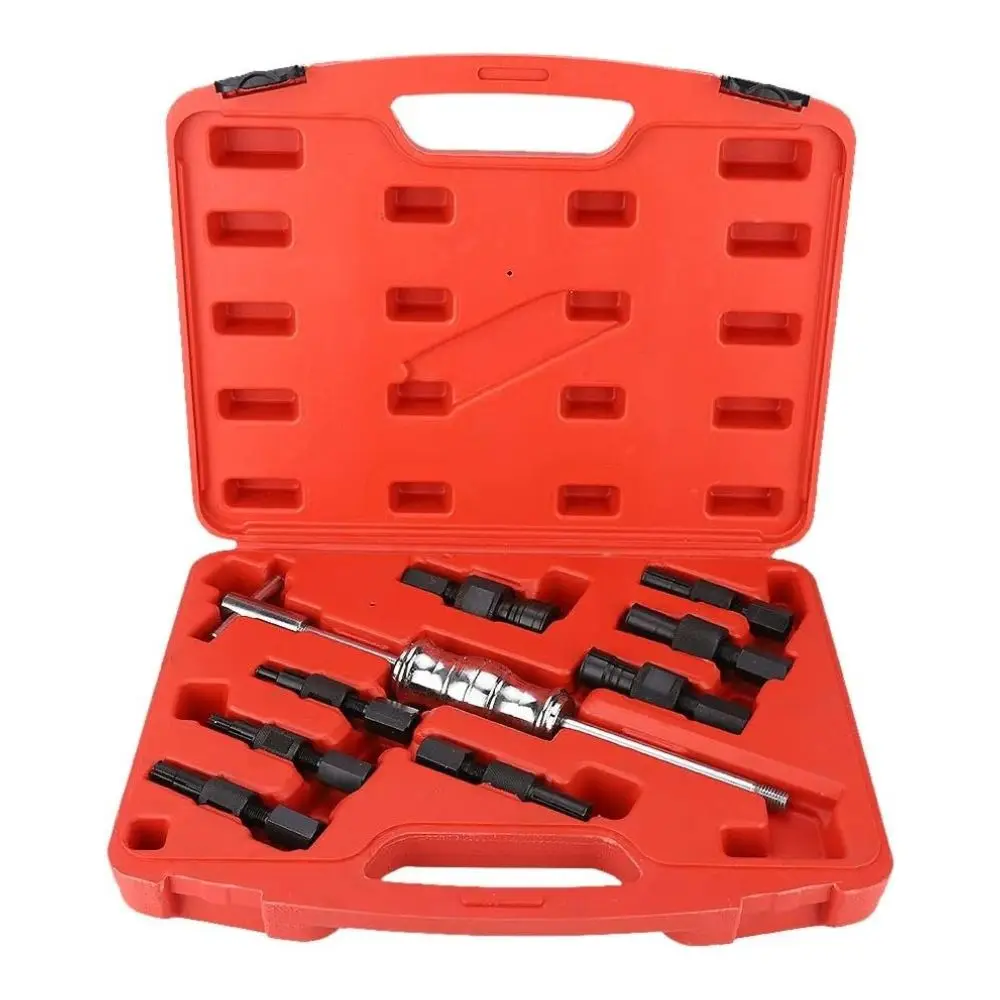 WZAUTO High Quality  9pc Blind Hole Inner Bearing Puller Set Internal Extractor Removal Kit Slide Hammer Set