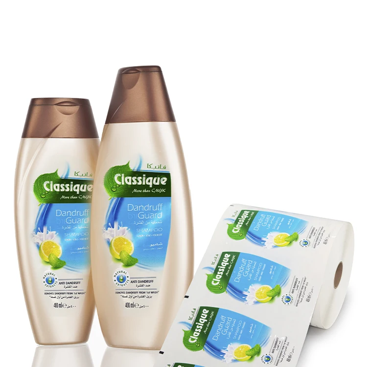 Custom Logo Daily Chemical Packaging Label PP Stickers BOPP Printing Shampoo Bottle Label for Packaging