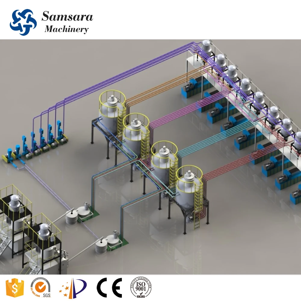 PP/PE Plastic Compounding Twin Screw Extruder Nylon Pelletizing Machine
