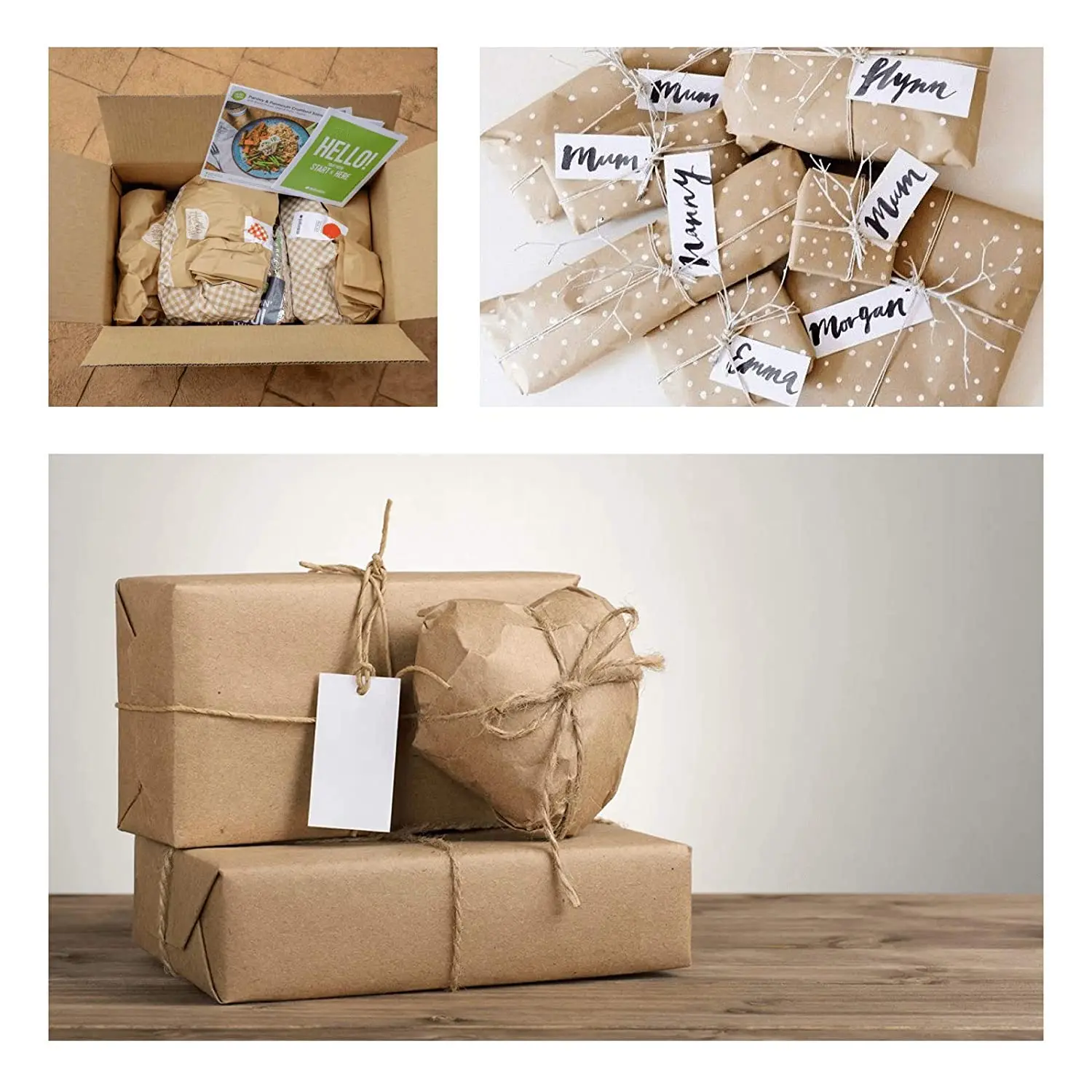 Custom Kraft Paper Rolls Masking Paper For Painting Packing Kraft Paper