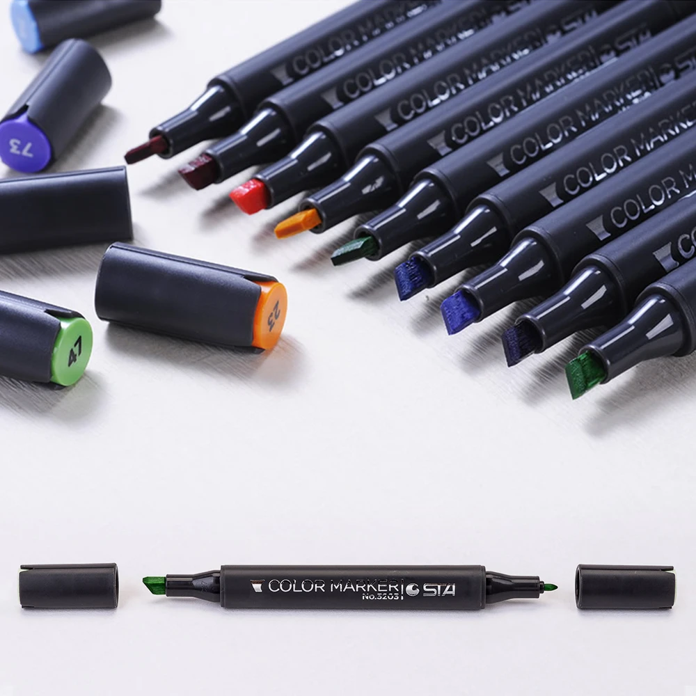 wholesale rotuladores kids paint permanent acrylic markers empty graffiti alcohol brush color tip pens highlighter marker