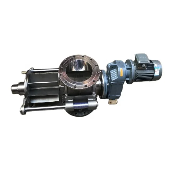 Stainless Steel Slide Type Rotary Discharge Cleaning Valve Feeder