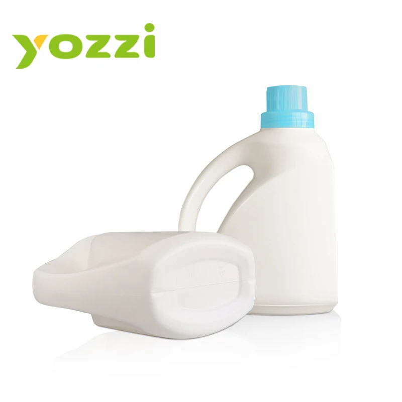 Wholesale PE plastic 2000ml laundry detergent plastic bottle 2000ml packaging 2l laundry detergent separately