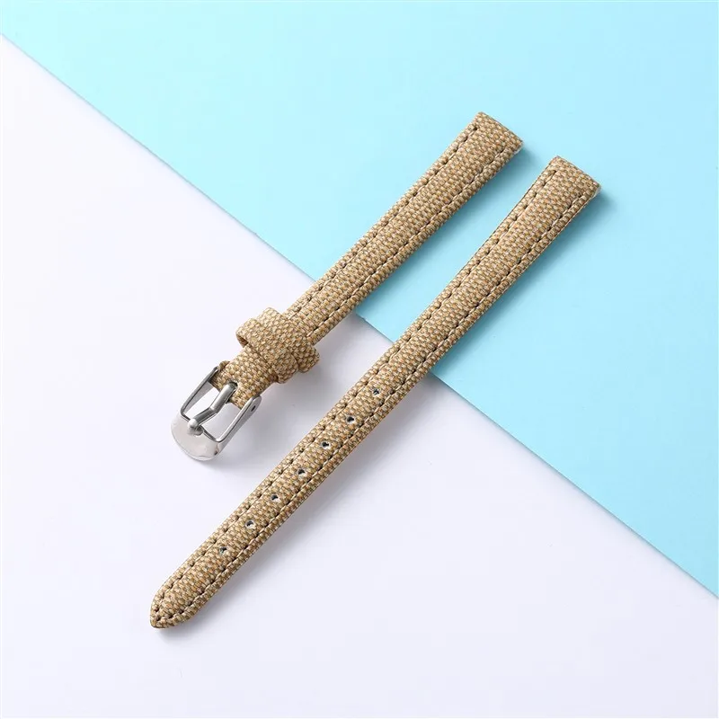 Cowboy  Slim Watch strap10mm 12mm 14mm 16mm 18mm 20 mm 22mm leather Bracelet Accessories Watchband match clothes