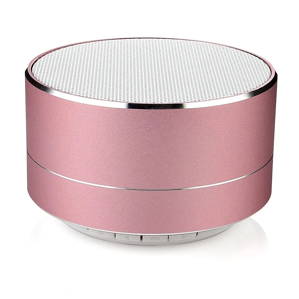 Metal HD Bass Sound Stereo A10 Mini Speaker Portable Wireless Subwoofer Speaker Support TF Card FM AUX