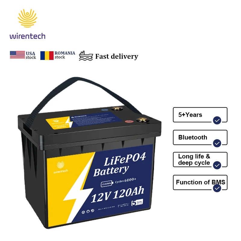 Energy Storage Gel Lifepo4 Lithium 12V 100Ah 300Ah 400Ah 24V Ion Batteries AGM Lithium Battery Marine Golf Cart Battery Lithium