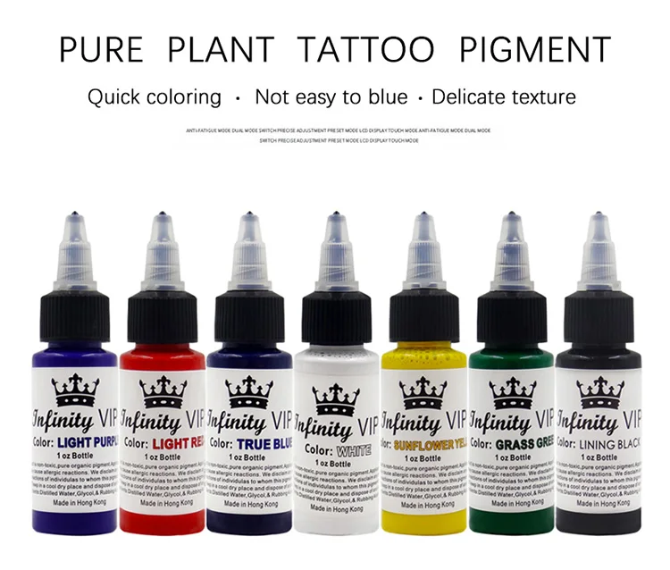 
Crown Pure plant tattoo pigment ink 