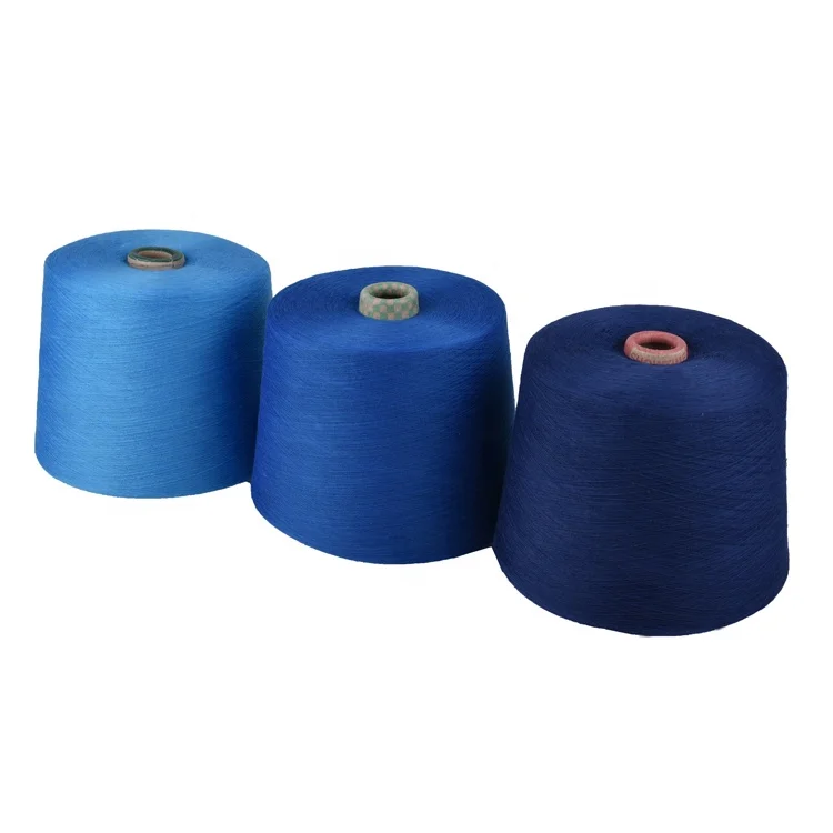
Hot sale 100% polyester spun yarn 30s polyester spun yarn 