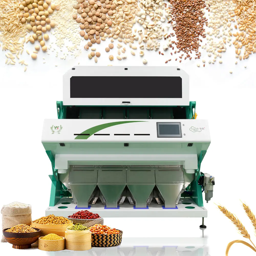 High Capacity CCD Rice Color Sorter Machine 8T/H Best Price Grain Processing Sorting Equipment for Rice Mill Plant