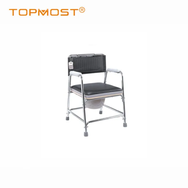 Plastic Toilet Commode Chair Toilet Chair Mobility Aids Steel Commode Chair