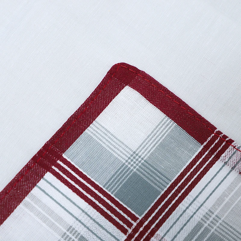 40*40cm high quality wholesale men 100 cotton hankies custom label printing and logo handkerchief