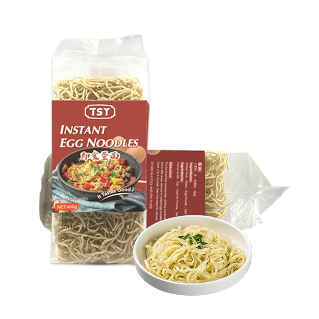 TSY Food Noodles Factory HALAL BRC Good Price Hot sales in Europe Wheat Flour Quick Cooking Instant Dried Egg Noodles