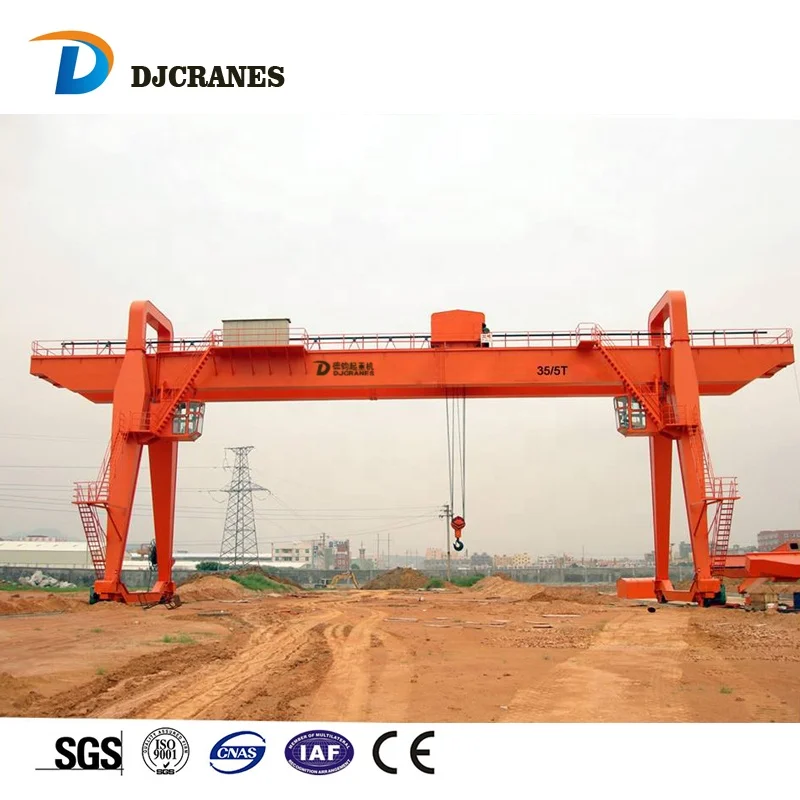 double beam gider bridge gantry crane traveling lifting stepless speed