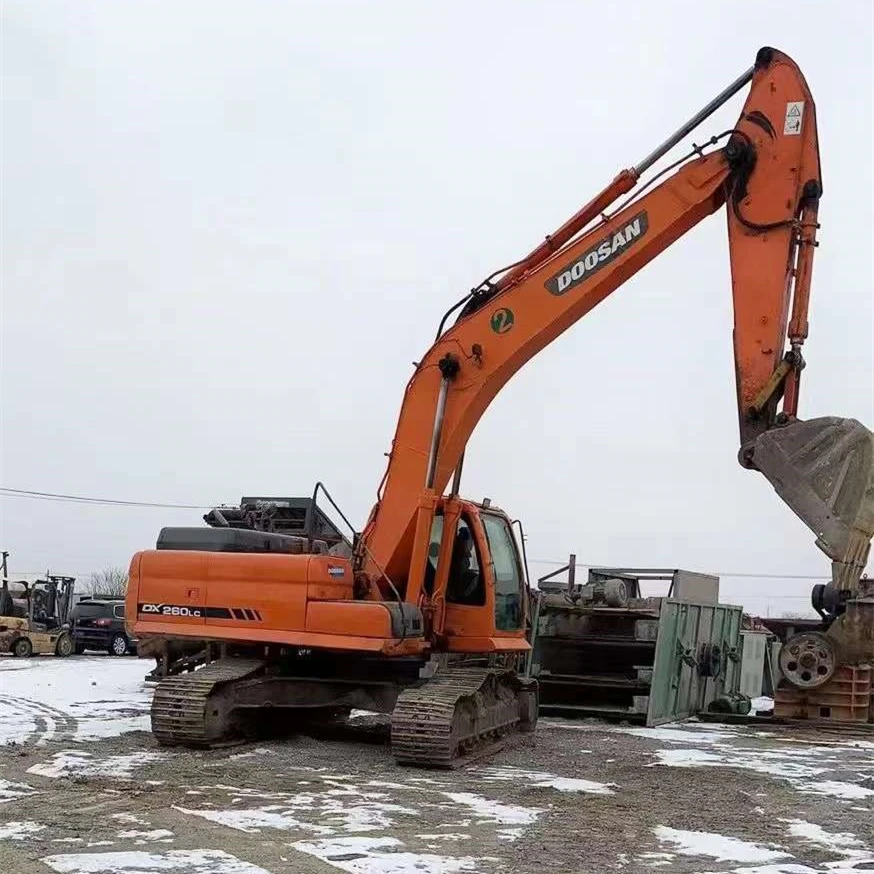 Doosan DX280LC Plus подержанный колесный экскаватор первоклассное строительное сельскохозяйственное оборудование подшипник коробки передач двигателя Yanmar