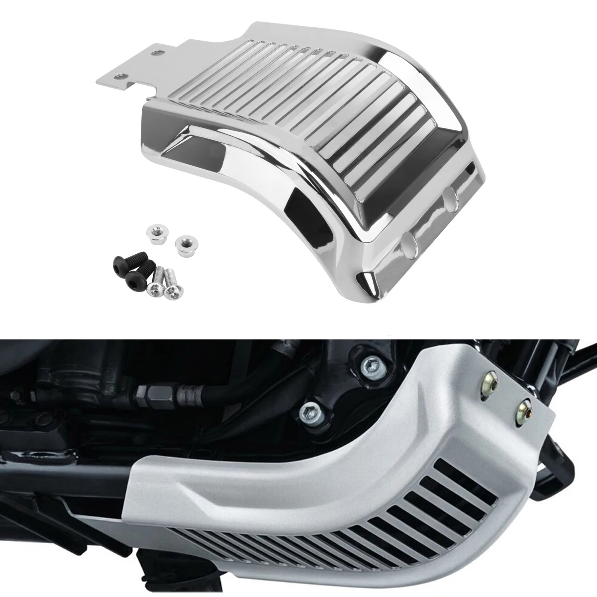 Motorcycle Engine Skid Plate Chassis Guard Protector Chin Fairing Spoiler Cover For Harley Sportster XL883 1200 2004-2018