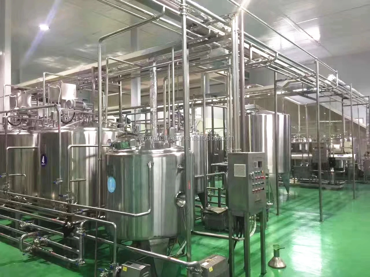 Complete Uht Milk Production Line Pasteurized Yogurt Milk Production Line