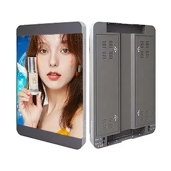 Shenzhen factory Wifi  5G Wireless Single Side P4 Outdoor Waterproof Street Light Lamp Pole  Led Display Screen For Advertising