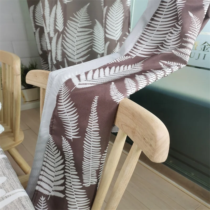 Hot sell blackout curtains minimatt printed oxford fabric for hometextile window curtain living room bedroom