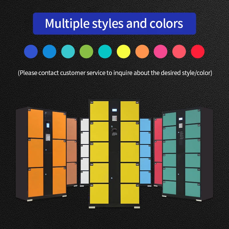 Electronic locker Bag Storage Cabinet Smart parcel Locker smart Cabinets Metal  Electronic Cabinet smart locker
