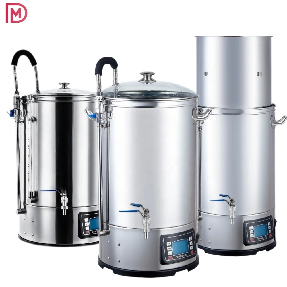 40 Liters Auto All In One Beer Brewery Microbrewery Brewing Equipment/ Craft Beer Machine/ Homebrew Kettle