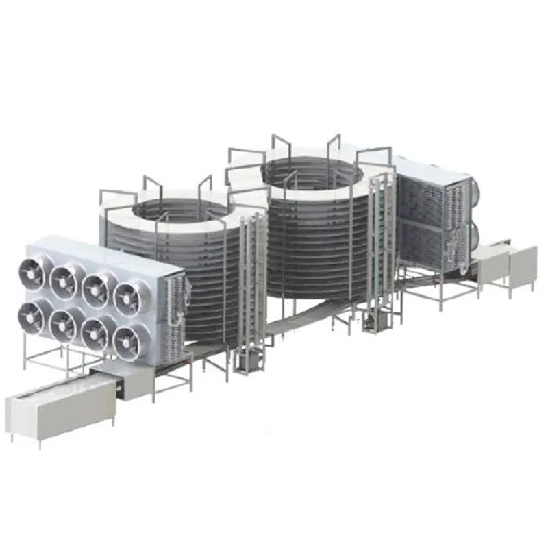 Spiral Freezer Stainless Steel Spiral Conveyor Spiral Freezer For Dumpling Quick Freezing