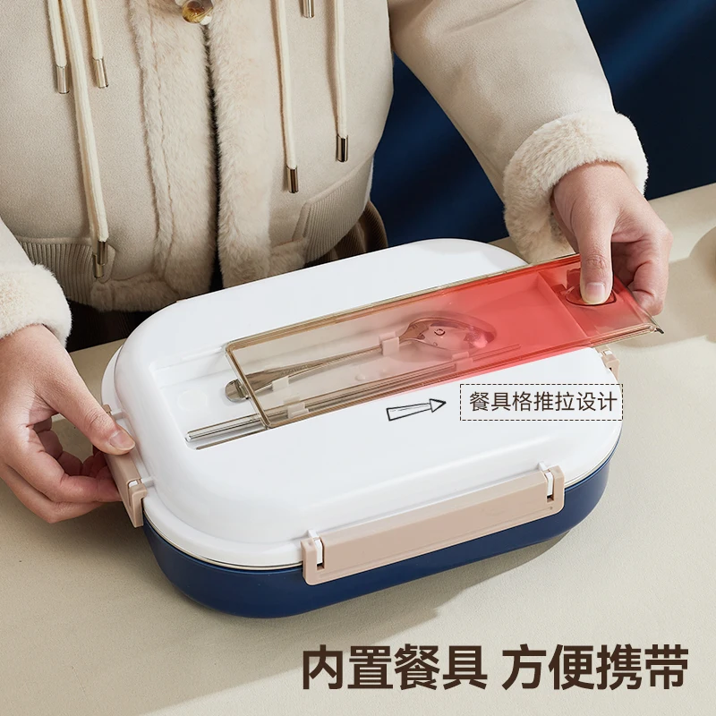 BPA Free 3 to 5 Compartment Airtight Insulated Stainless Steel Bento Tiffin Lunch Boxes Container Lunch Box Kids Adults