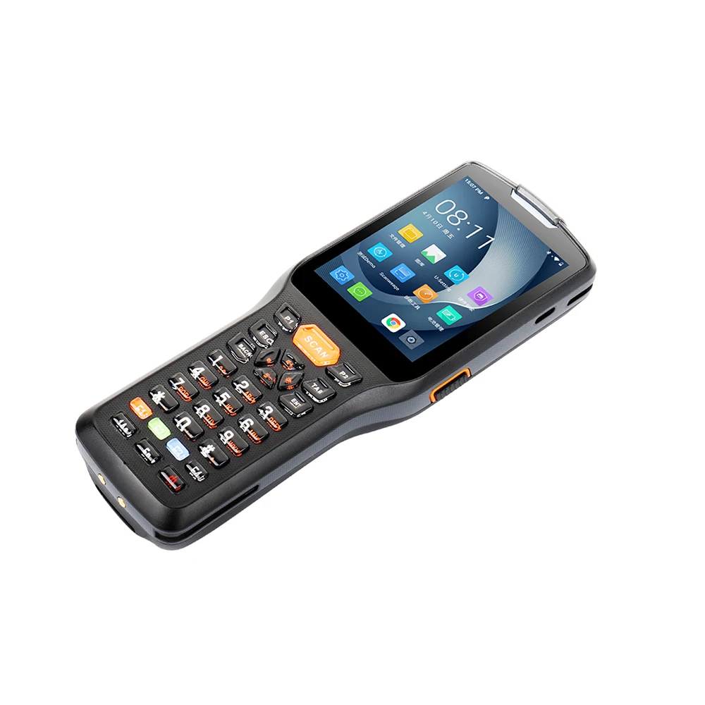 Android mobile Rugged handheld logistic pda phone barcode scanner with 4G NFC free SDK
