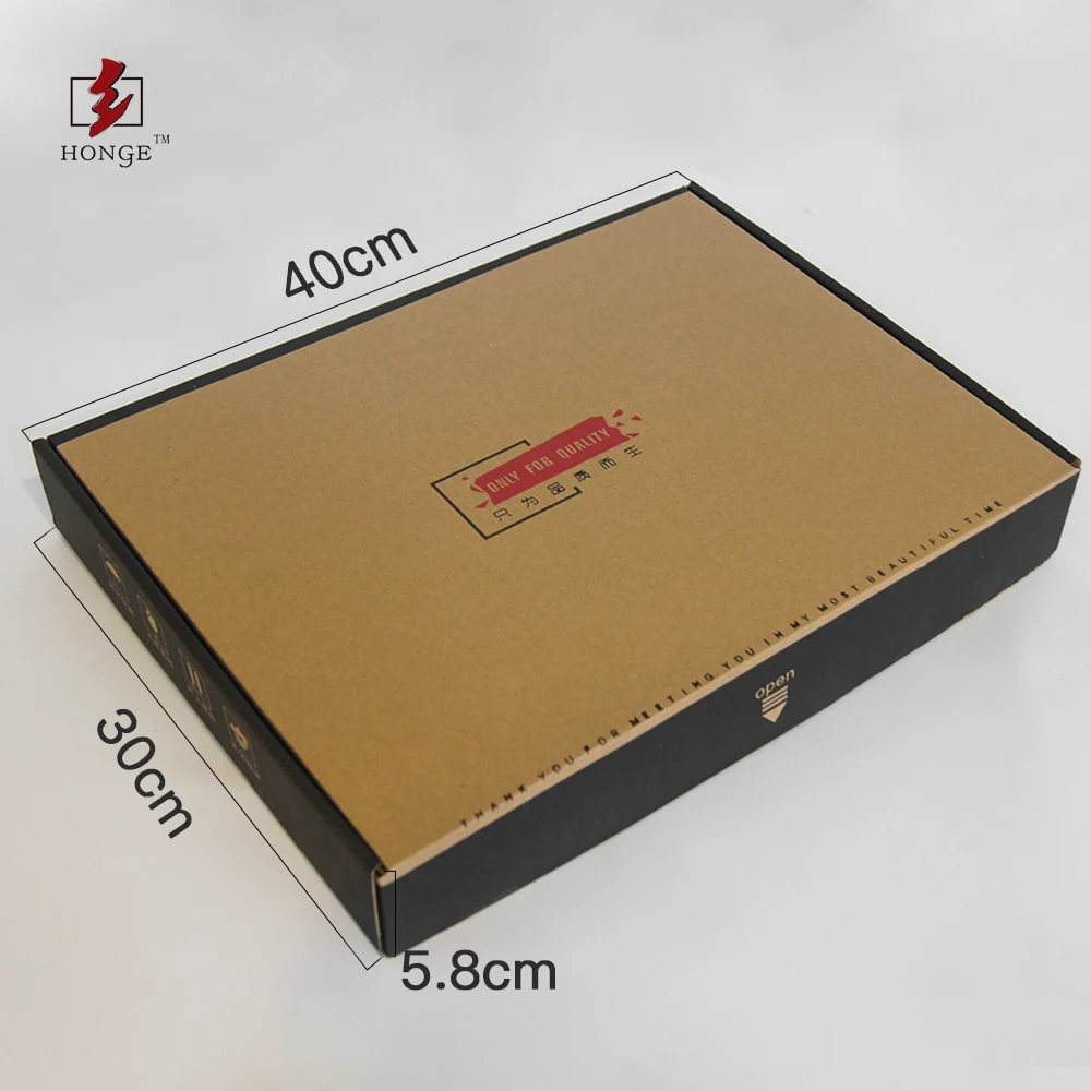 Honge Eco-friendly Rigid Factory Supply in Stock Free Sample Custom Printing Paper Packaging Craft Paper Corrugated Paper Boxes