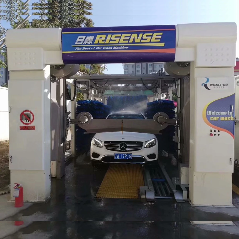 Risense CC-690 full automatic tunnel car washing machine auto with air dryer and lava shampoo