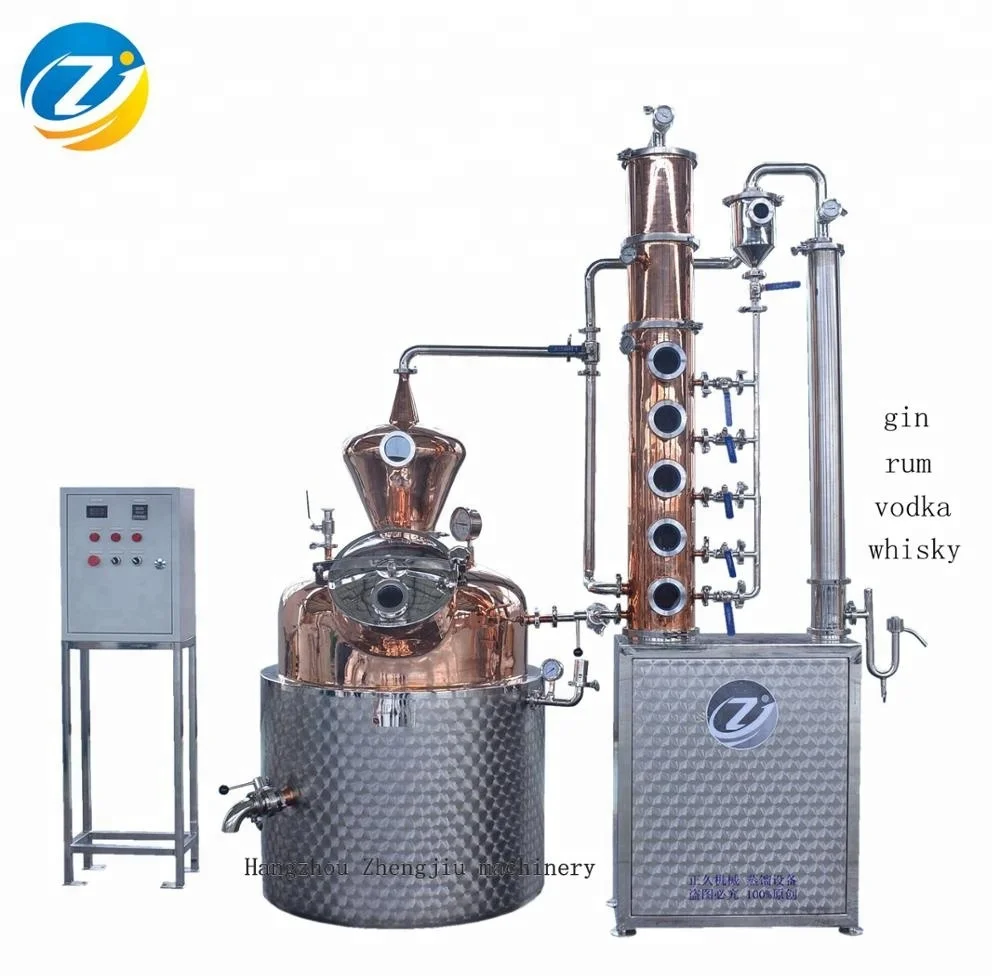 
copper distillation equipment alembic pot still other beverage distillery  (62269574520)