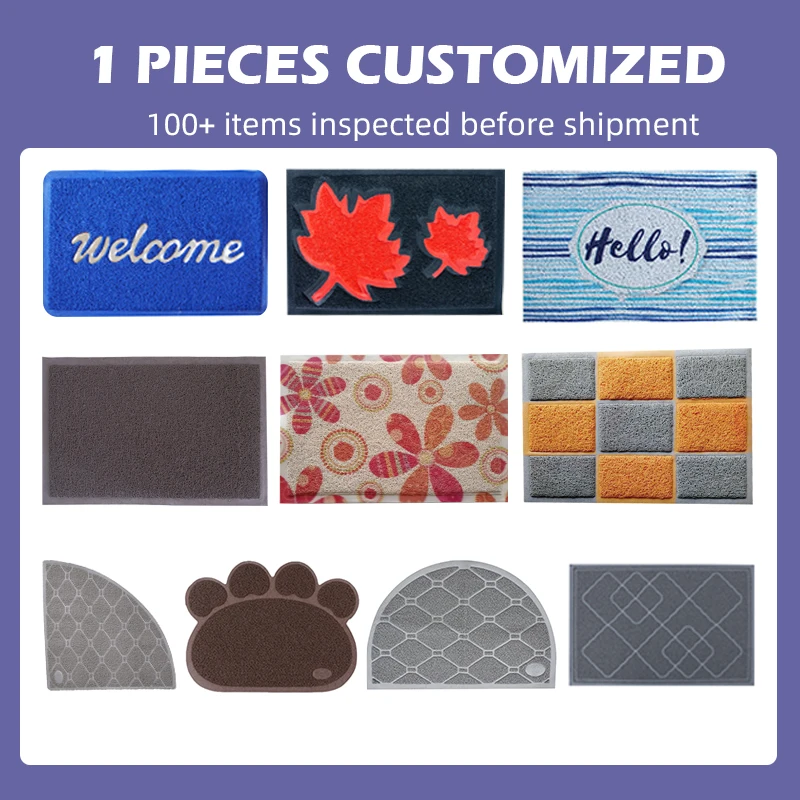 PVC Coil Foam backing carpets mat roll pvc carpet plastic floor mat commercial custom foot outdoor floor mats rolls