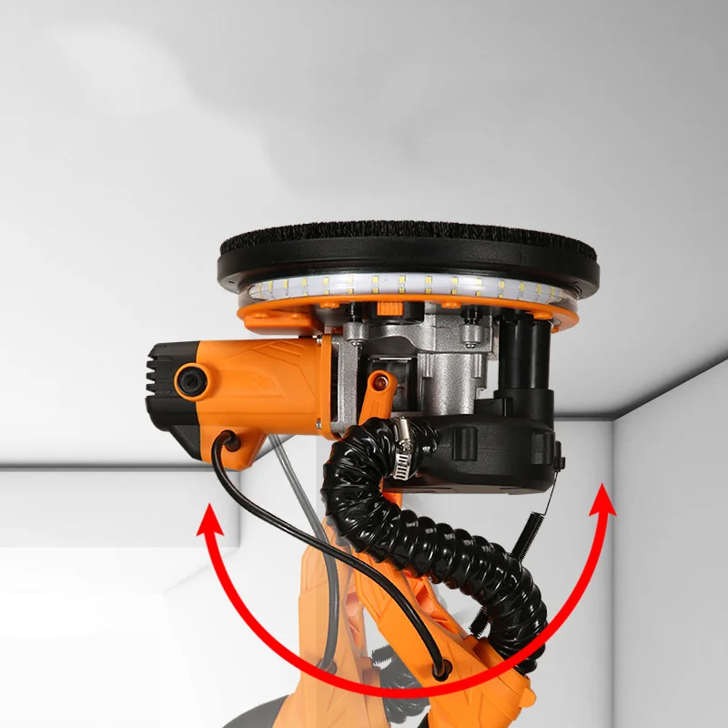 Multi-Function 225mm Electric Drywall Sander DIY Wall and Ceiling Grinding Dustless Polishing Putty Machine