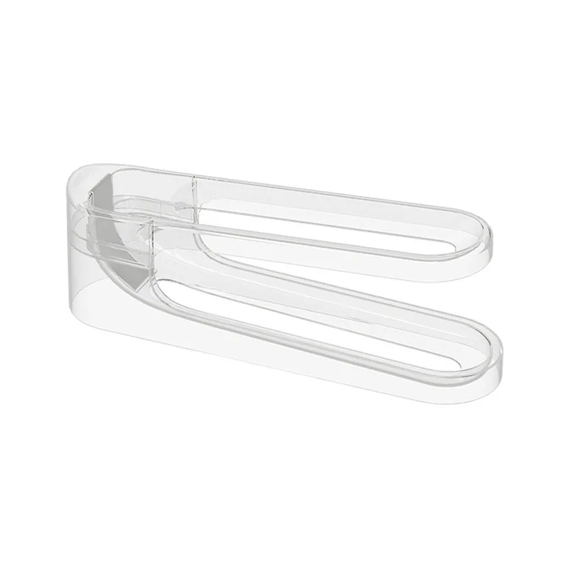 Egg Storage Box Home Kitchen Refrigerator Side Door For Chicken Duck Goose Egg Rack Freezer Storage Box Double Layer Rolling Egg