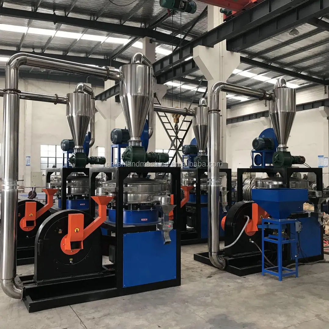 Greenland crushed PVC scraps pulverizer machine