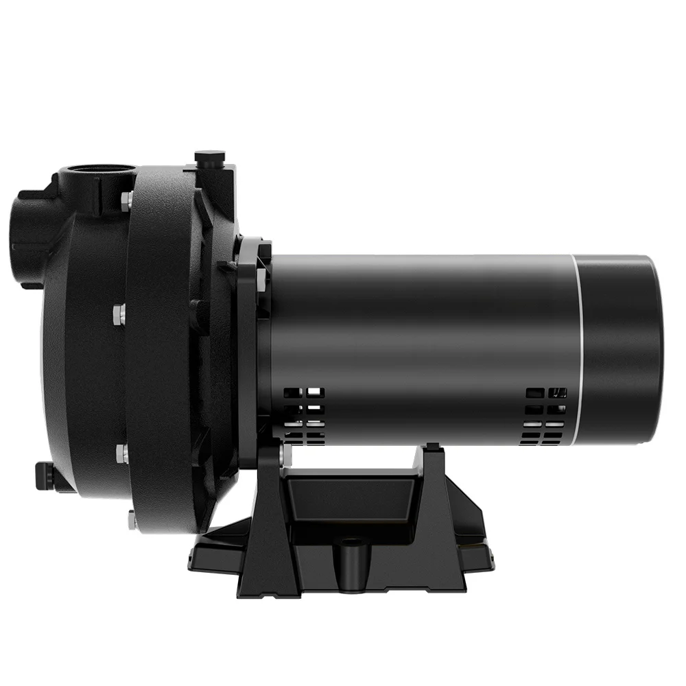 2 HP Cast Iron Lawn Irrigation Pump, Black Pearl Centrifugal Irrigation / Sprinkler Water Pump 1HP