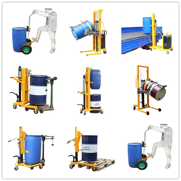TY400A TY400B oil drum mixer  hydraulic drum carrier  hydraulic drum mover