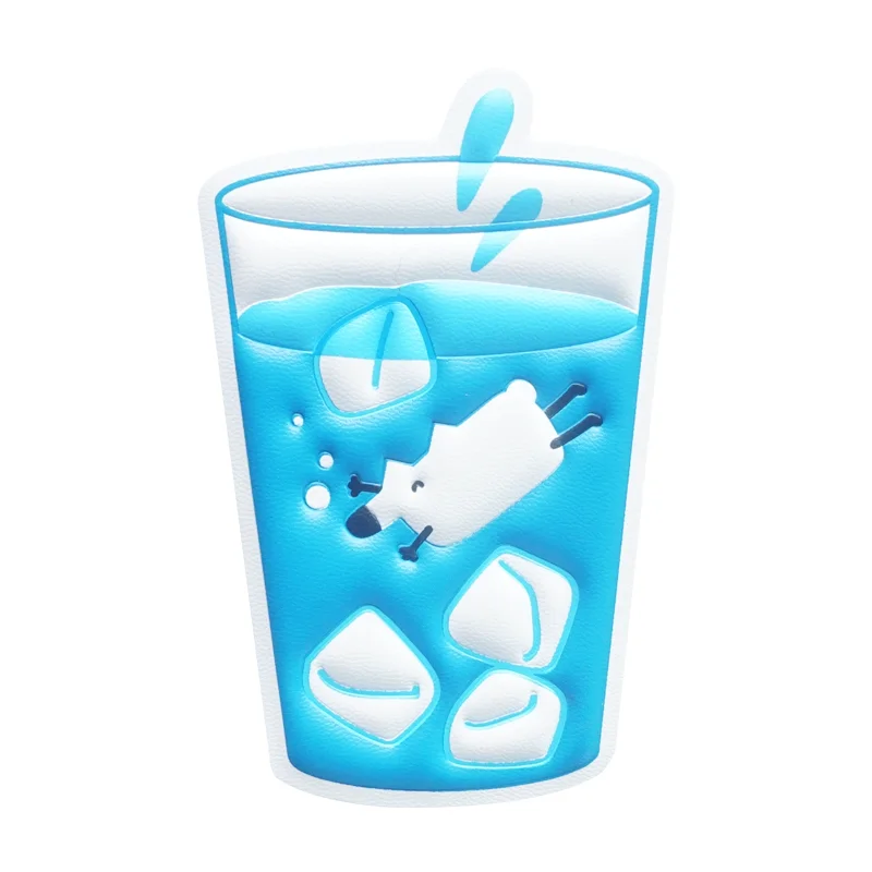 Пользовательский простой в использовании рельефный многоразовый 3D Патч наклейка из искусственной кожи 3M клей пышный стикер