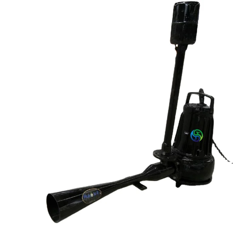 industrial pond pool submersible air water jet aerator manufacturer air injector aerator  venturi nozzle principle