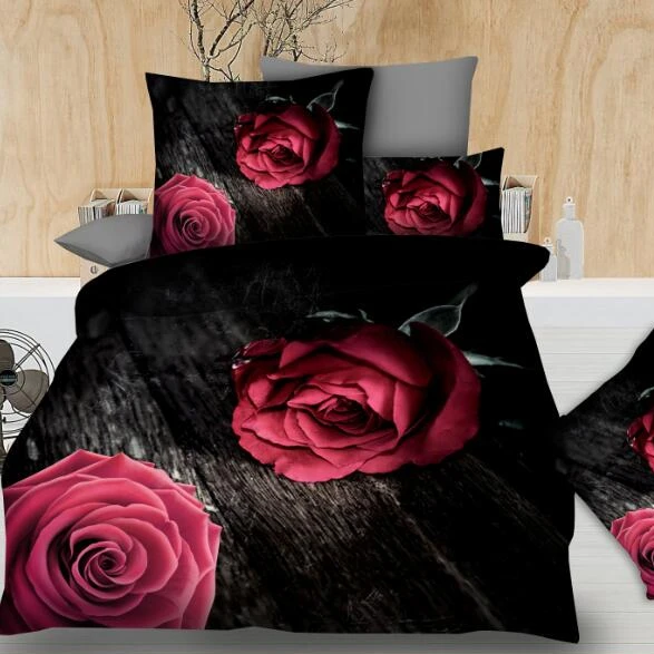 
70GSM/240CM 100% polyester pigment printed bed sheet fabric 