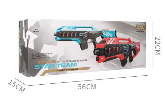 Hot sale Parent-child interactive toys Battery Power Sound Laser Tag Gun for Children Warrior Battle  Game toys outdoor